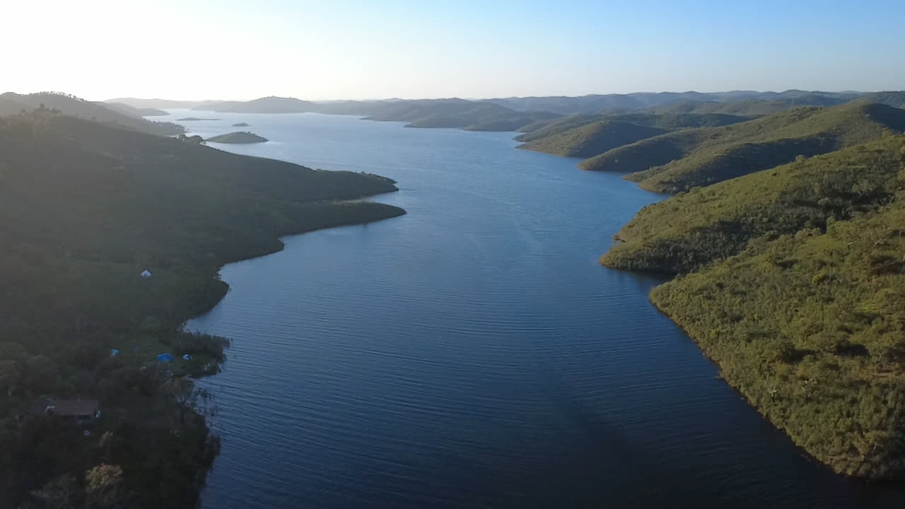 The arms of the lake, early evening.
